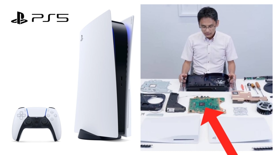 Kompletní rozebrání konzole PlayStation 5